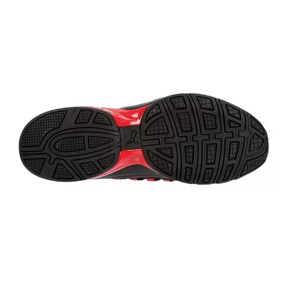 Puma AXELION SoftFoam+ Men's Black/Red Athletic Running Training Low Top Shoes - Picture 6 of 6